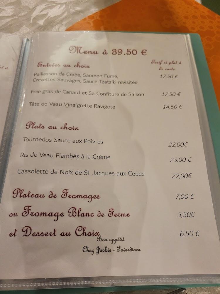 Chez Jackie - Menu Image 2