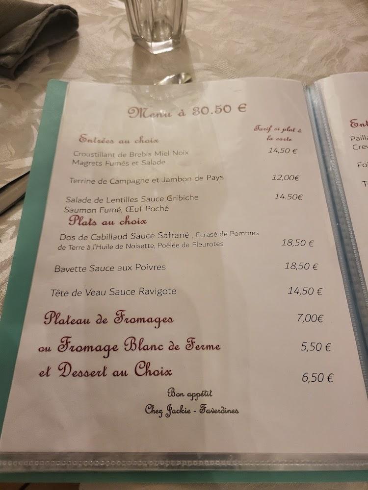 Chez Jackie - Menu Image 3